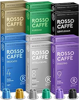 Amazon.co.jp: ロッソカフェ 120杯分 ネスプレッソ マシン用 コーヒー